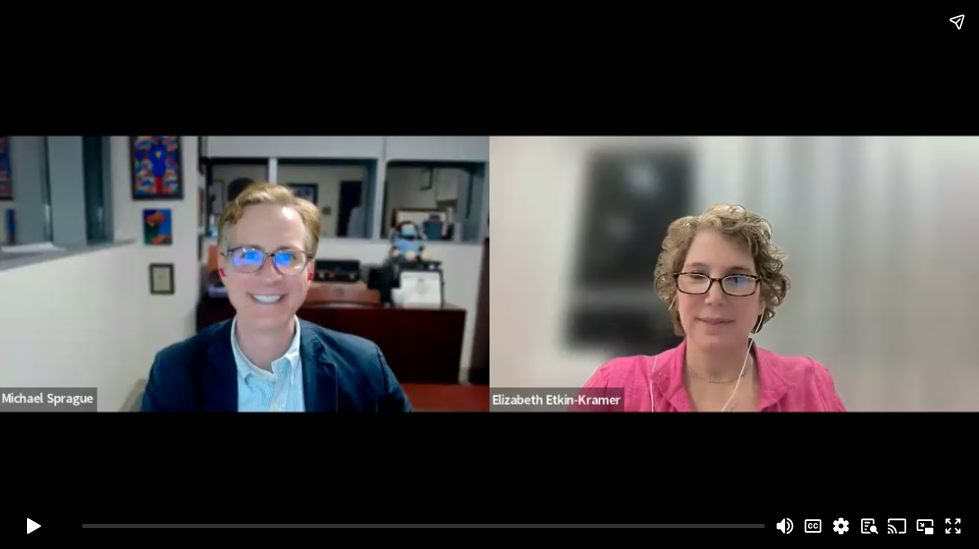 Michael Sprague,MD and Elizabeth Etkin-Kramer, MD present the webinar Modern Endometriosis Management: New Guidelines and Practical Conversations